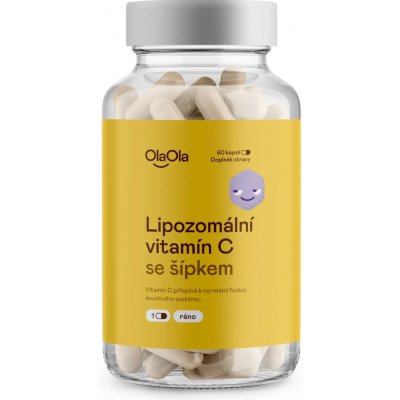OlaOla Lipozomální vitamín C se šípkem 60 kapslí – Hledejceny.cz