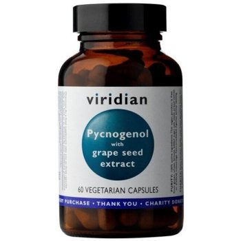 Viridian Pycnogenol with Grape Seed Extract 60 kapslí