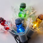 Mini vánoční řetěz ASTRA LED 5,7m 20ks retro muchomůrek USB baterie – Hledejceny.cz