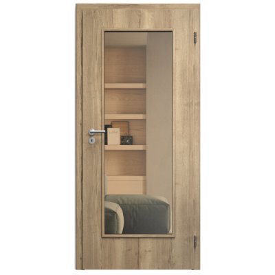 Sapeli Elegant Komfort M40 otočné dub Halifax 80 x 210 cm Planibel bronz – Hledejceny.cz