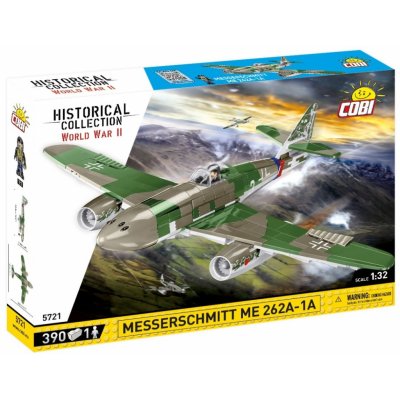COBI 5721 World War II Německý proudový stíhací letoun MESSERSCHMITT ME 262A -1A – Zboží Dáma
