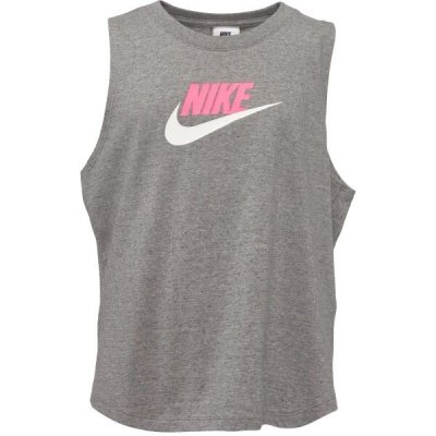 Nike tenisový top Junior girls sportswear top šedá – Zboží Dáma