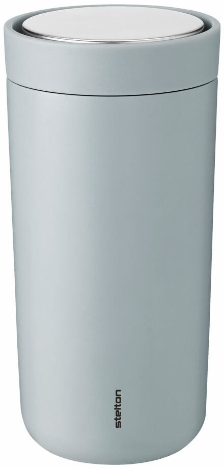 Stelton To Go Click Mug termohrnek nerezová ocel plast Cloud 400 ml