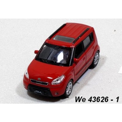 Welly Kia Soul code 43626 modely aut červená 1:34 – Hledejceny.cz