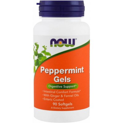 Now Foods Peppermint Gels máta peprná 90 softgel kapslí – Hledejceny.cz