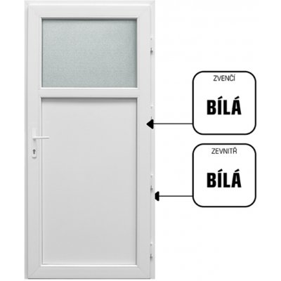 CanDo DRAVA bílé 98 x 208 cm levé – Sleviste.cz