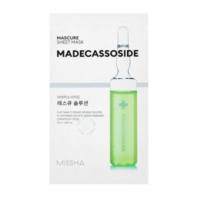 Missha Mascure Rescue Solution Sheet Mask Regenerační pleťová maska 28 ml – Zboží Dáma