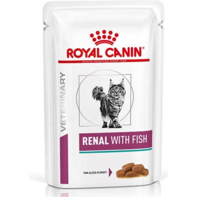 Royal Canin Veterinary Diet Cat Renal with Fish Feline 85 g – Zboží Mobilmania
