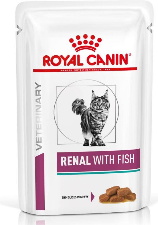 Royal Canin Veterinary Diet Cat Renal with Fish Feline 85 g