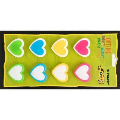 Outline magnety 8ks 01 Srdce – Zbozi.Blesk.cz