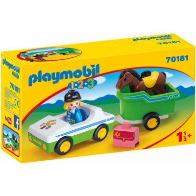 Playmobil 70181 Auto s přívěsem pro koně – Hledejceny.cz