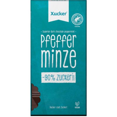 Xucker hořká čokoláda s pepermintem 80 g