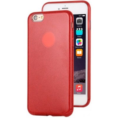 Pouzdro AppleKing třpytivé iPhone 6 Plus / 6S Plus - červené – Zboží Mobilmania