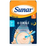 Sunar mléčná kaše 8 cereálií piškotová 210 g – Hledejceny.cz