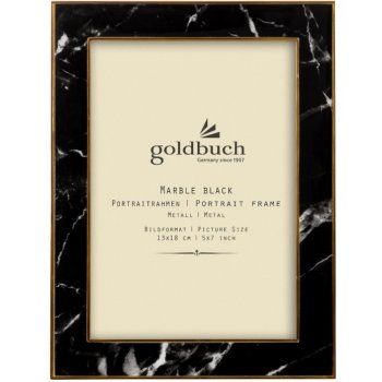 GOLDBUCH rám kov MARBLE 13x18, černý