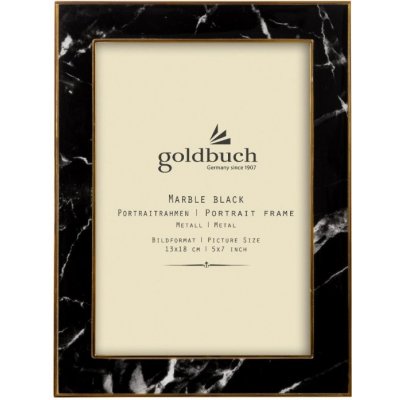 GOLDBUCH rám kov MARBLE 13x18, černý