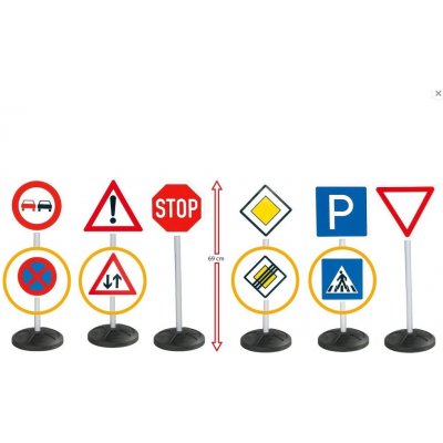 Big sada 10 dopravních značek – Hledejceny.cz