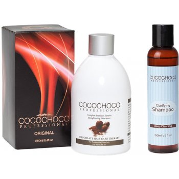 Cocochoco Pure Brazilský keratin 250 ml + čistící šampon 150 ml dárková sada