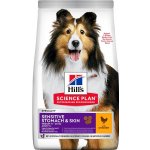 Hill’s Science Plan Adult Sensitive Stomach & Skin Medium Chicken 14 kg – Hledejceny.cz