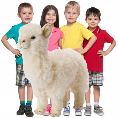 y ZÁBAVA Alpaka Bílá WWF 31 cm – Zboží Mobilmania