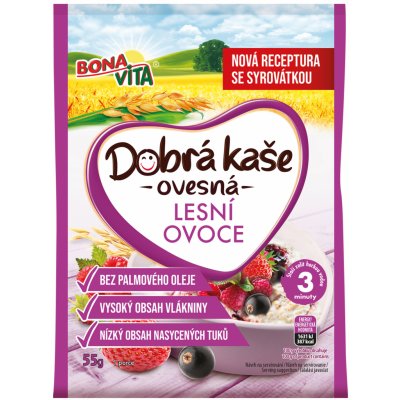 Bonavita Dobrá kaše ovesná lesní ovoce 55 g – Zboží Mobilmania