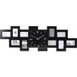 Home Styling Collection Nástěnné hodiny s 10 fotorámečky, 80 × 4 × 26 cm – Sleviste.cz
