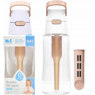 Filtrační láhev Dafi SOLID 0,5 l cappuccino – Zboží Mobilmania