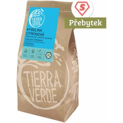 Tierra Verde odstraňovač vodního kamene Kyselina citronová 1 kg – Zboží Dáma