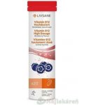 LIVSANE Vitamin B12 vysoká dávka šumivé tablety 20 ks – Hledejceny.cz