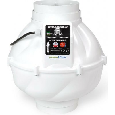 Prima Klima Whisperblower EC Dimmable 150-160 mm 1400 m3/h, s EC motorem – Hledejceny.cz