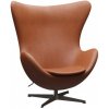 Křeslo Fritz Hansen Egg leather grace walnut