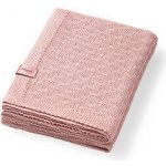 BABYONO Bambusová pletená deka Růžová – Sleviste.cz