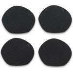 Kela Podtácky Stone PU kůže černá 4 kusy 12,0x10,0x0,2cm – Zboží Dáma