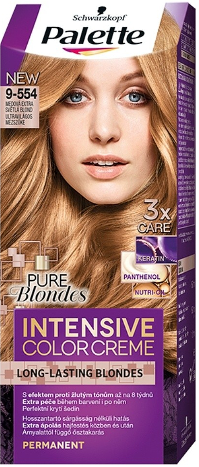Pallete Intensive Color Creme barva na vlasy 9-554 Medová extra světlá  blond od 51 Kč - Heureka.cz