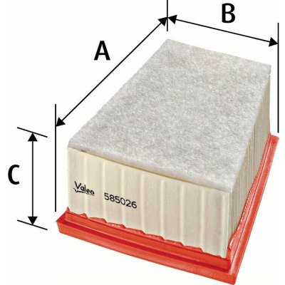 Vzduchový filtr VALEO 585026 – Sleviste.cz