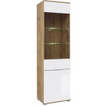 Vitrína Black Red White Zele S383-REG1W1D – Hledejceny.cz