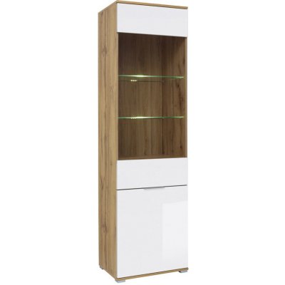 Vitrína Black Red White Zele S383-REG1W1D – Hledejceny.cz