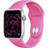 Řemínek k chytrým hodinkám AW Jednobarevný řemínek na Apple Watch - Barbie powder Šířka uchycení řemínku: 38/40/41mm, Délka řemínku: Dámský - S/M (12 - 18cm) Barbie powder IR-MJ01-032