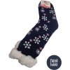 Teplé ponožky s kožíškem vánoční č.6