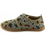 Befado dětské Barefoot bačkory Softer s dinosaury 902X056 – Zboží Dáma