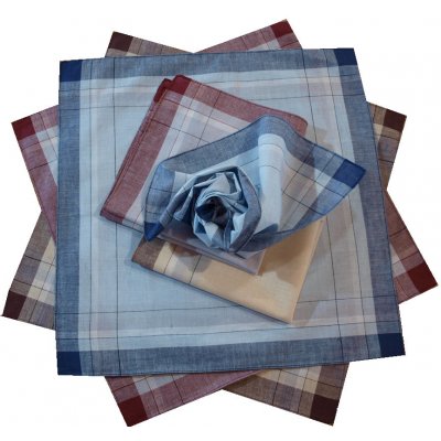 Etex s.r.o České kapesníky bavlněné 6ks – Zboží Dáma