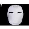 Karnevalový kostým Iron Man maska škraboška k domalování