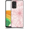 Pouzdro a kryt na mobilní telefon Samsung Pouzdro ACOVER Samsung Galaxy A33 5G A336 s motivem Floral I