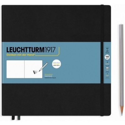 Leuchtturm1917 Skicák Square 225 x 225mm Black 112 stran – Hledejceny.cz