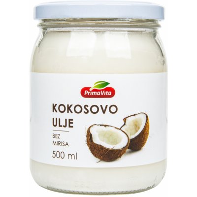 Prima Vita Olej kokosový dezodorizovaný 0,5 l – Zbozi.Blesk.cz