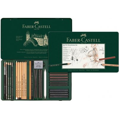 Faber-Castell Pitt Monochrome 33 ks 1129770 – Zbozi.Blesk.cz