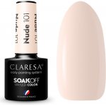 Claresa SoakOff UV/LED Color Nude gelový lak na nehty odstín 101 5 g – Hledejceny.cz