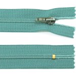 Spirálový zip no.3 nerozepínací 22cm - více barev color: 617 vodová modro-zelená – Hledejceny.cz