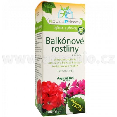 AgroBio Kouzlo Přírody Balkónové rostliny koncentrát 100 ml – Zboží Mobilmania