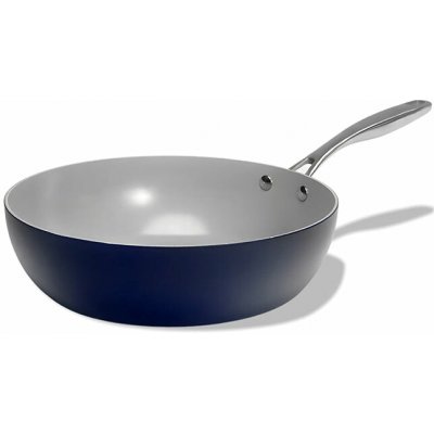 Elmich Nepřilnavá keramická Wok pánev Vital 26 cm tmavě modrá – Zboží Dáma